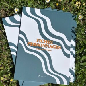 Bloc de 50 fiches de personnage