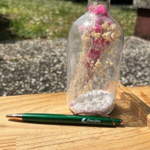 Stylo PumaFlora Émeraude & cuivre